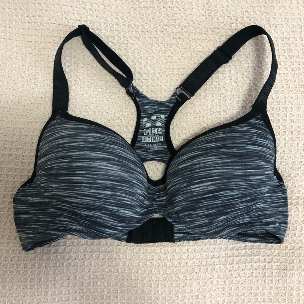 Size Medium PINK Ultimate Push Up Sports Bra